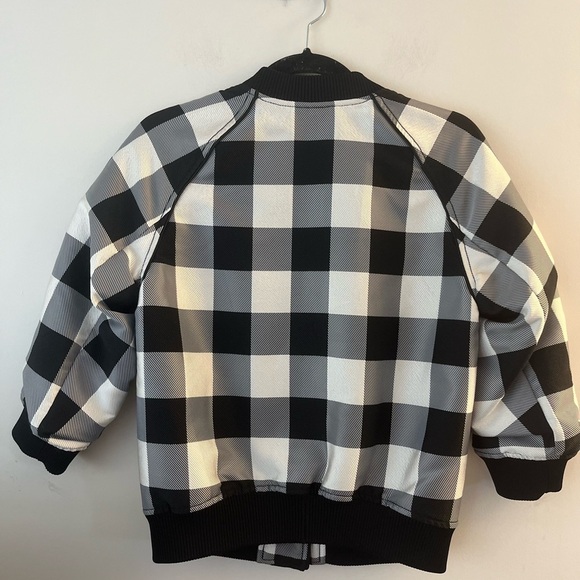3.1 Phillip Lim Women's Gingham Jacquard Bomber - White Sand - Picture 3 of 14